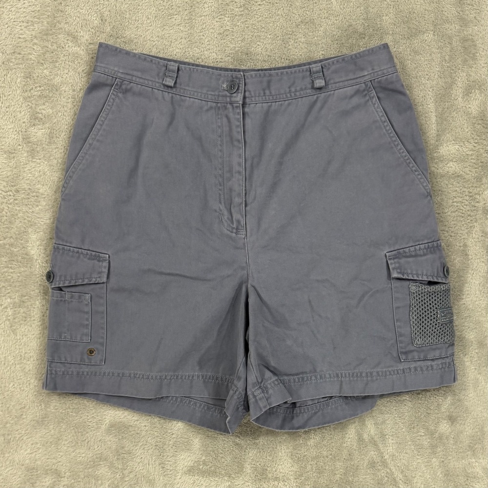 Lauren Ralph Lauren Shorts Womens 10 Blue Cargo Hikingβ Utility Gorpcore Trail